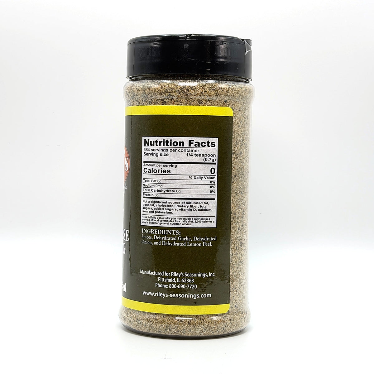 Riley's Salt Free All Purpose Seasoning 9 oz, nutrition facts and ingredients